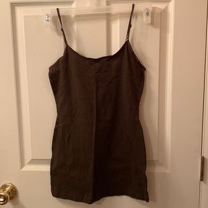 NWT Small Brownish Green Adjustable Tank Top